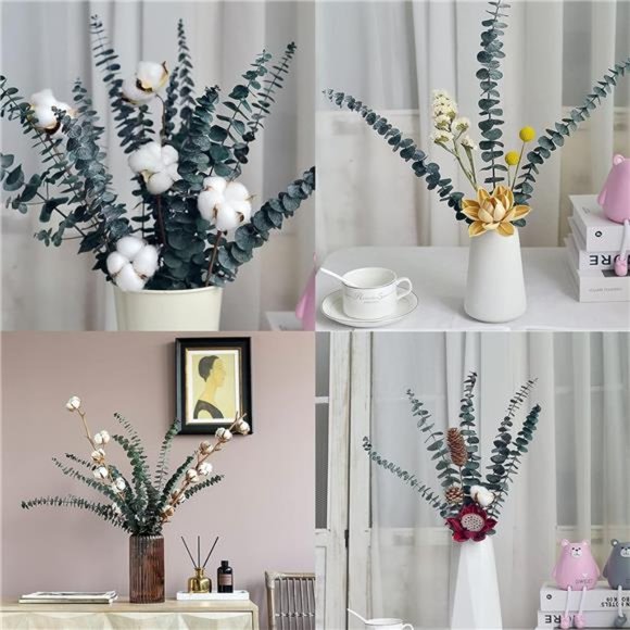 10 Pack Natural Dried Eucalyptus Bundle,17 inch/45cm Preserved Fresh Eucalyptus - Picture 7 of 7